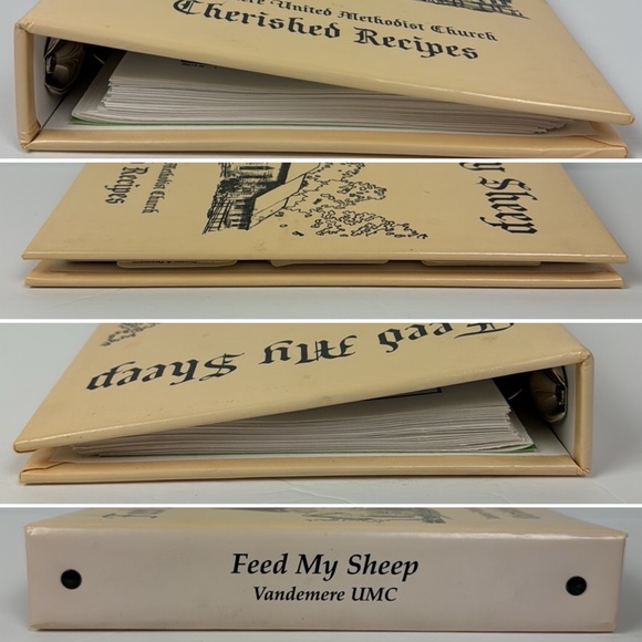 Vtg Feed My Sheep Cookbook Vandemere NC United Methodist Church Recipes - Picture 2 of 16